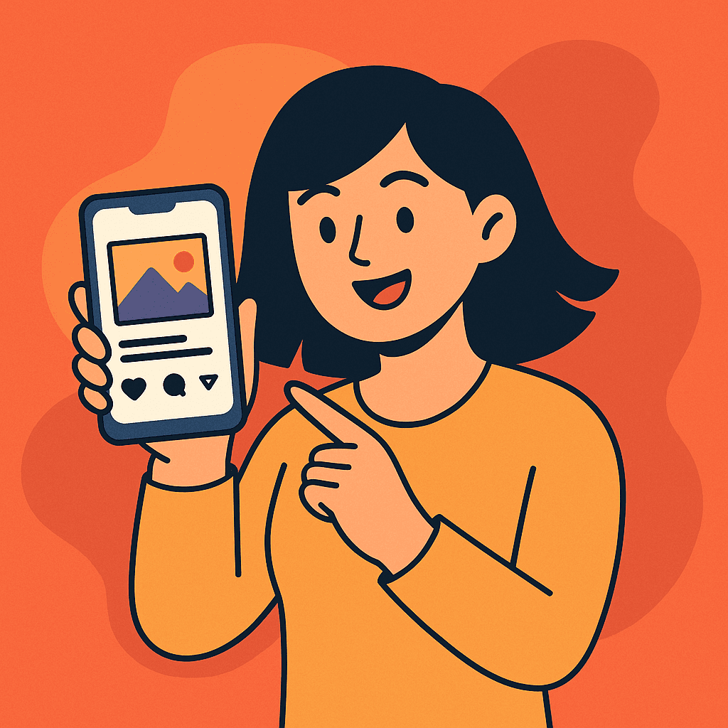 social-style interface